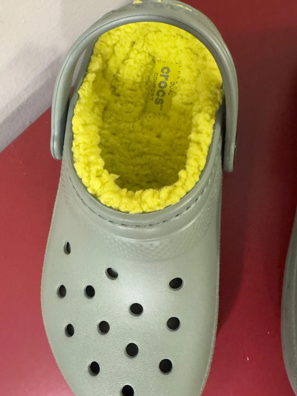 Kids Crocs Classic Lined Clogs Sage Green NWT Size C12